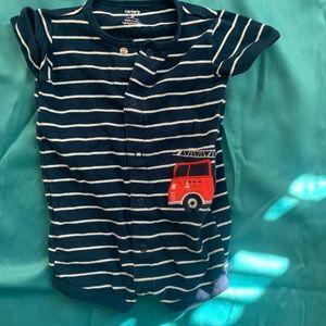 Fire truck onesie